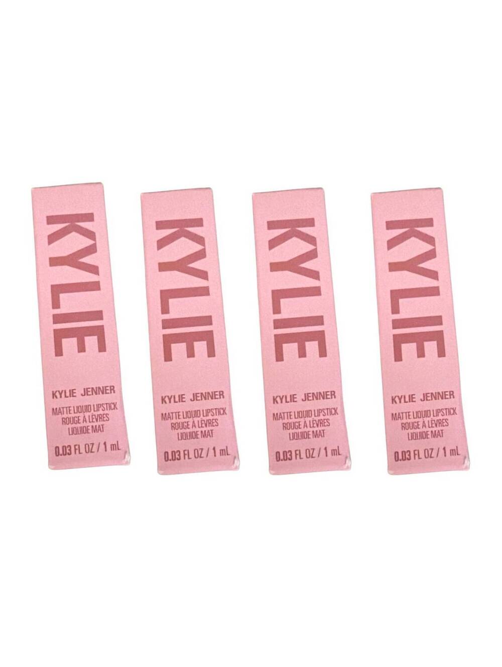 Kylie Jenner Matte Liquid Lipstick 808 Kylie 1mL Mini Lip Color 4 Pack